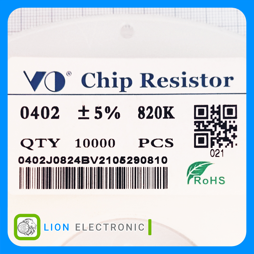 RES0402 820K 5%