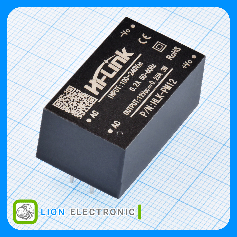 مبدل AC/DC ایزوله HLK-PM12