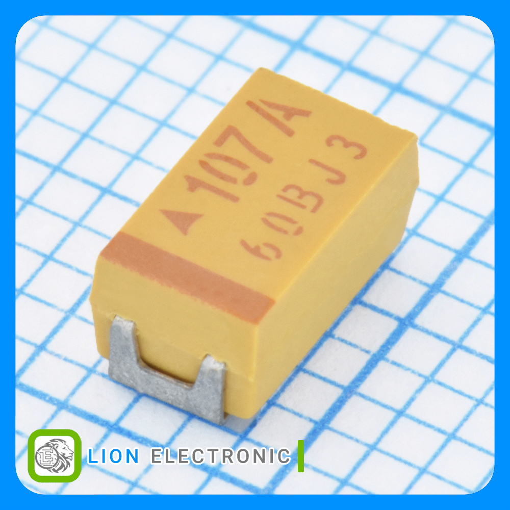 خازن تانتالیوم TAJC107K010RNJ