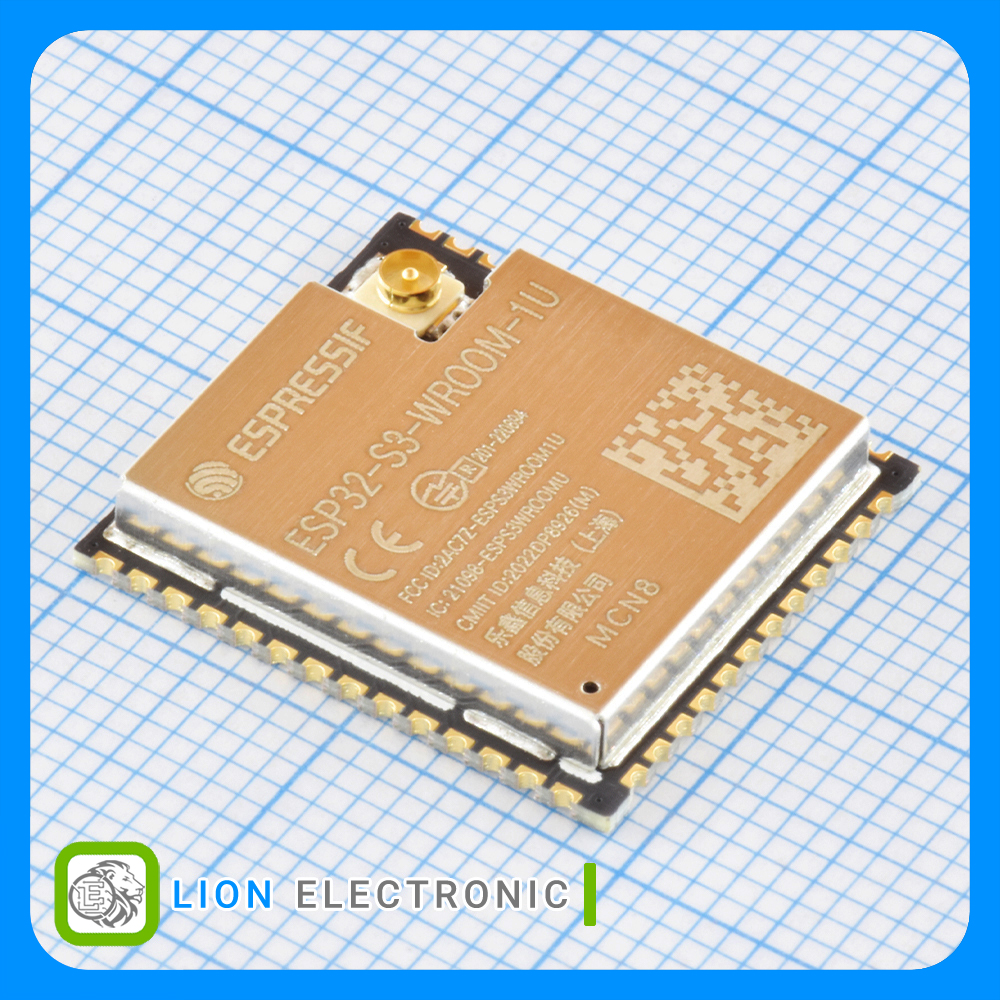 ماژول وای فای و بلوتوث ESP32-S3-WROOM-1U-N8