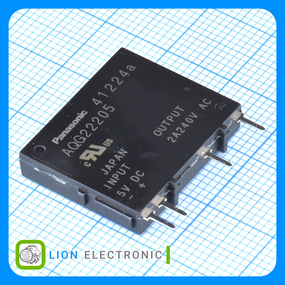 AQG222Slim type SSR for 1A and 2A control