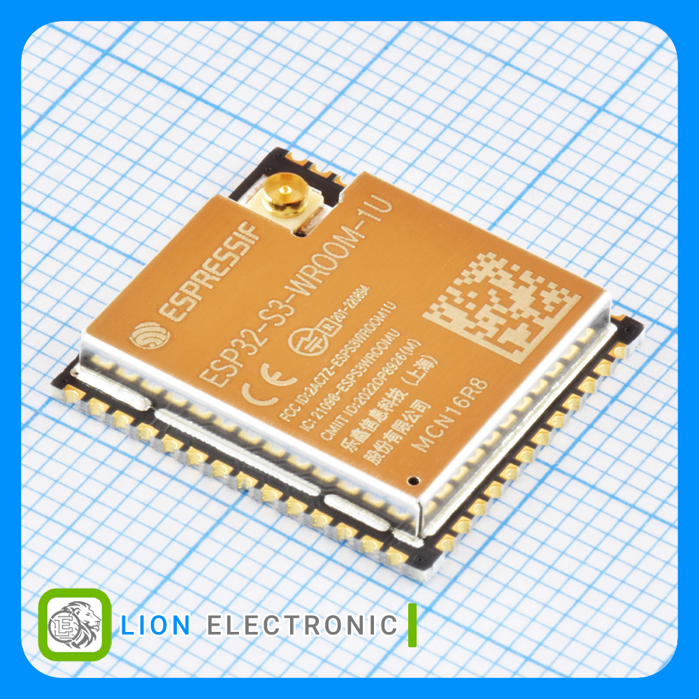 ماژول وای فای و بلوتوث ESP32-S3-WROOM-1U-N16R8
