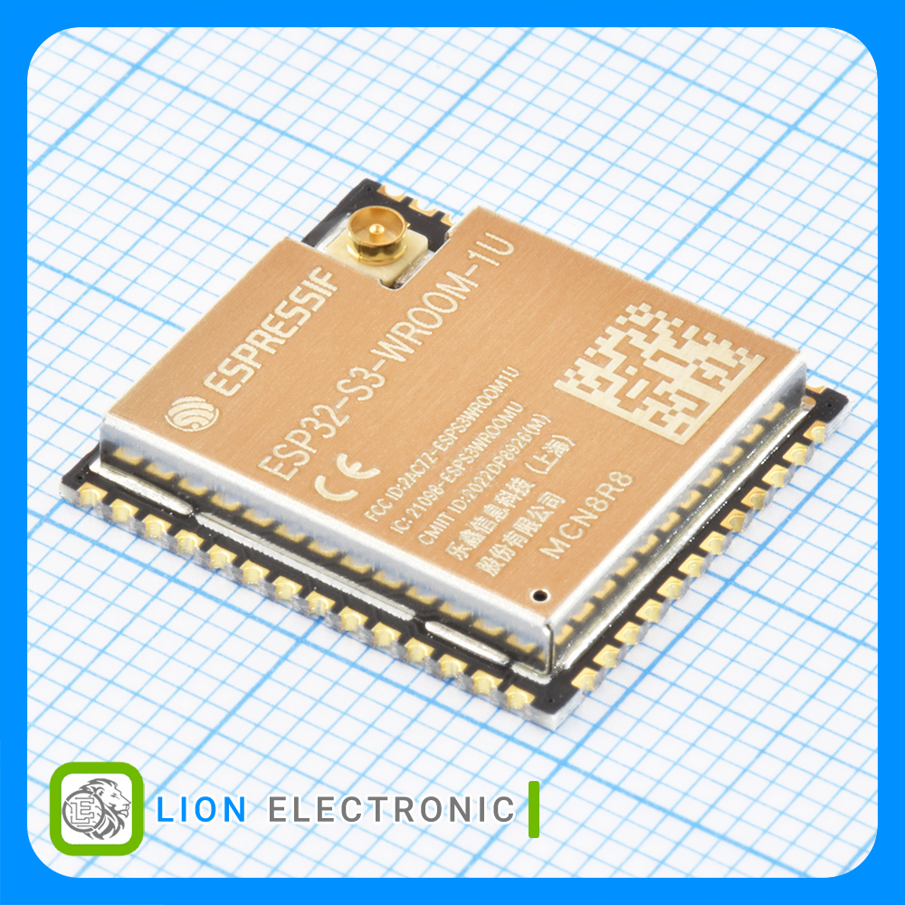 ماژول وای فای و بلوتوث ESP32-S3-WROOM-1U-N8R8