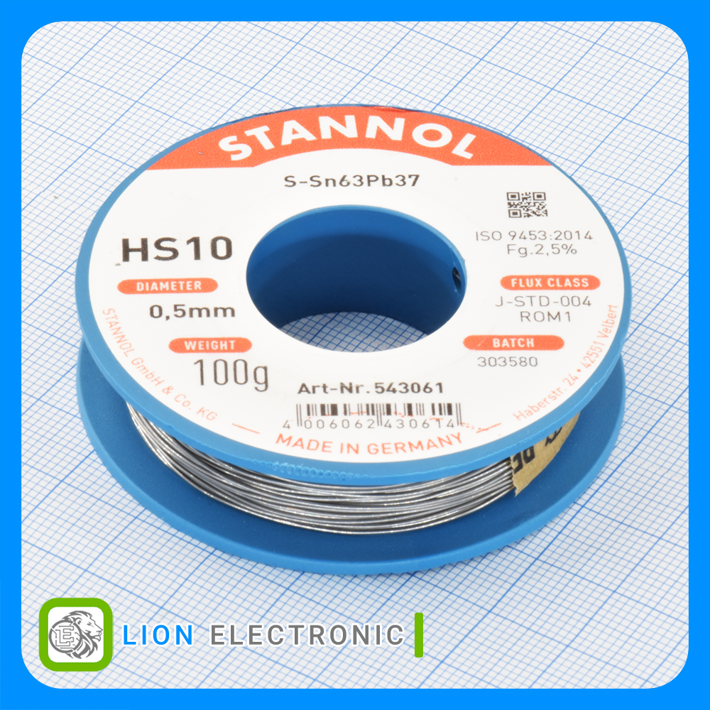 سیم قلع HS10(0.5mm-100g)