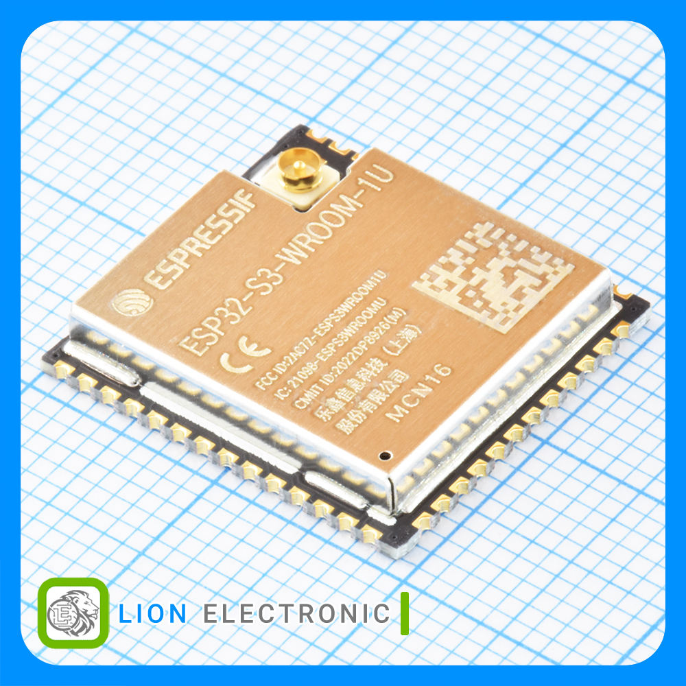 ماژول وای فای و بلوتوث ESP32-S3-WROOM-1U-N16