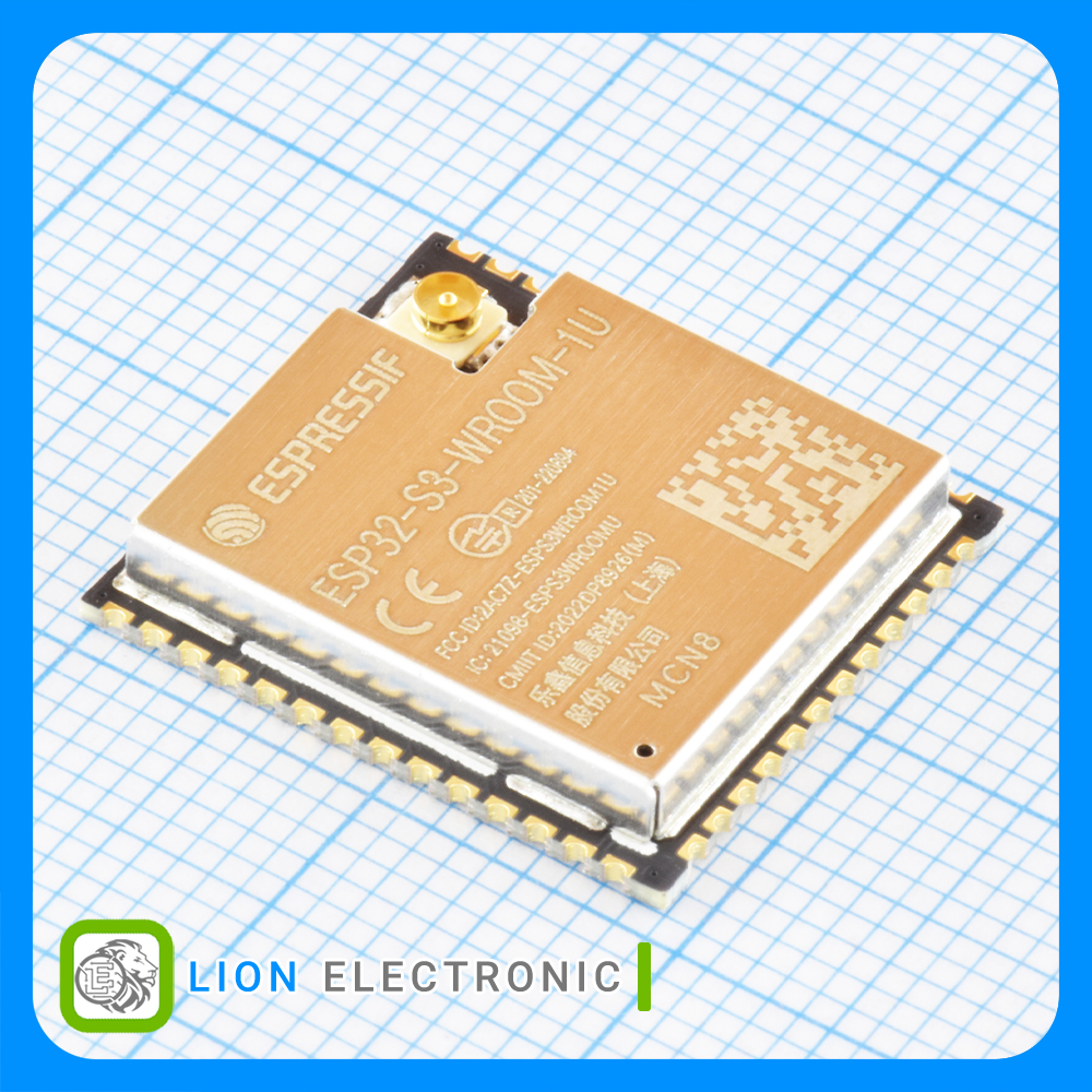 ماژول وای فای و بلوتوث ESP32-S3-WROOM-1U-N8