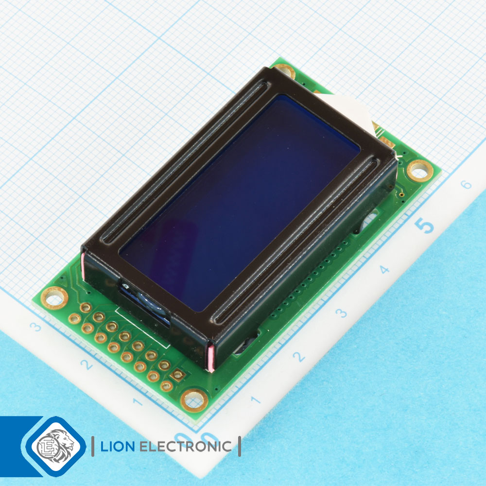 (LCM0802A (LCD 2*8 BLUE