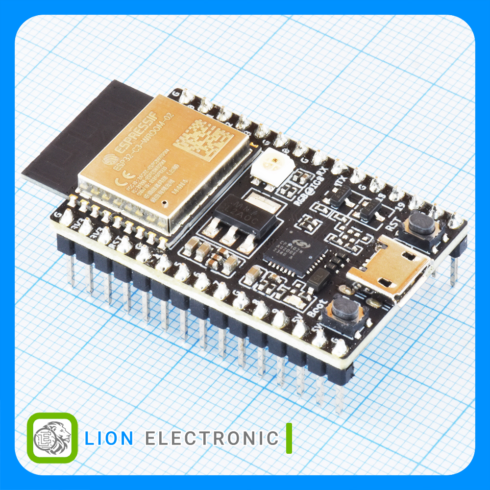 برد راه انداز ESP32-C3-DevKitC-02