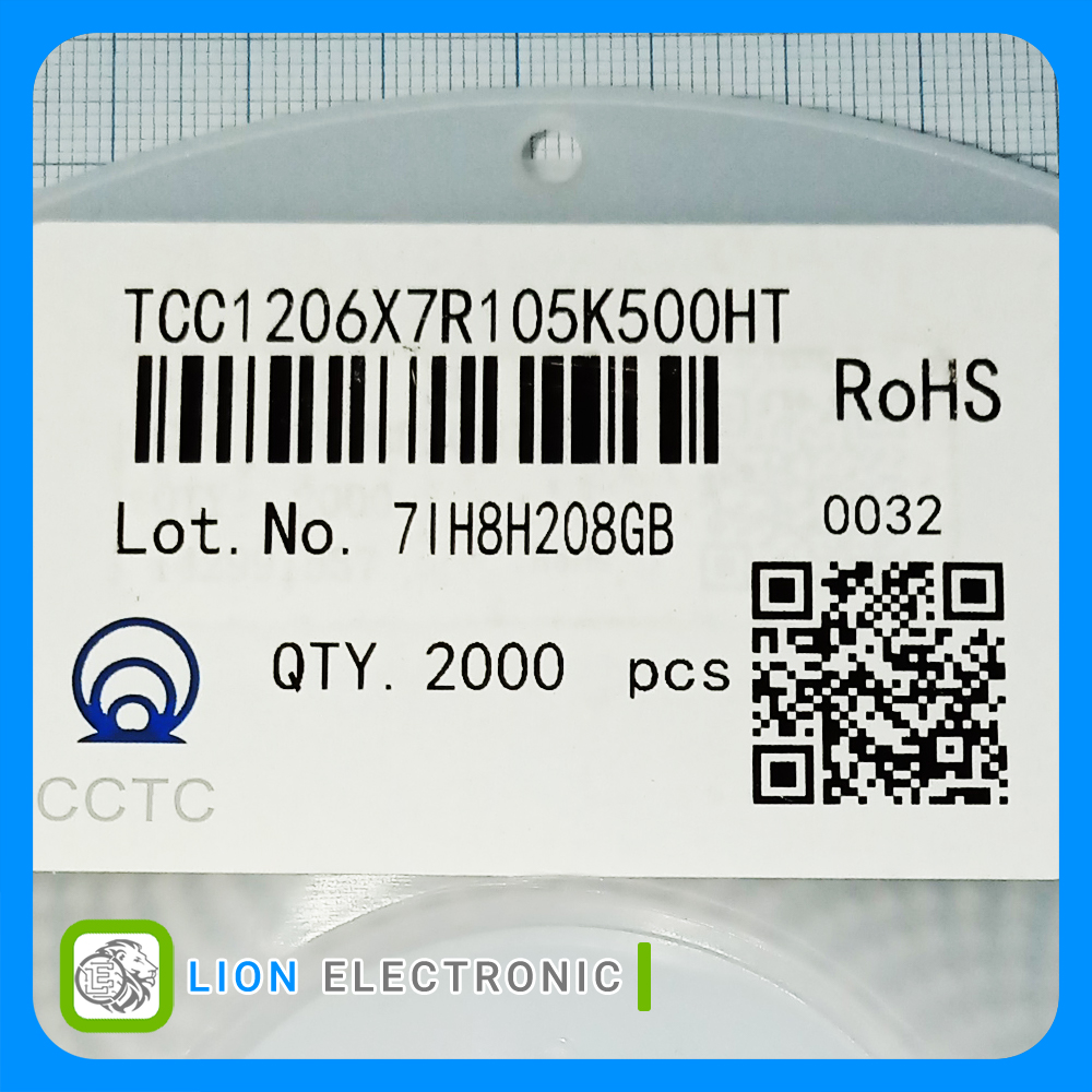 CAP1206 1uF 50V 10%