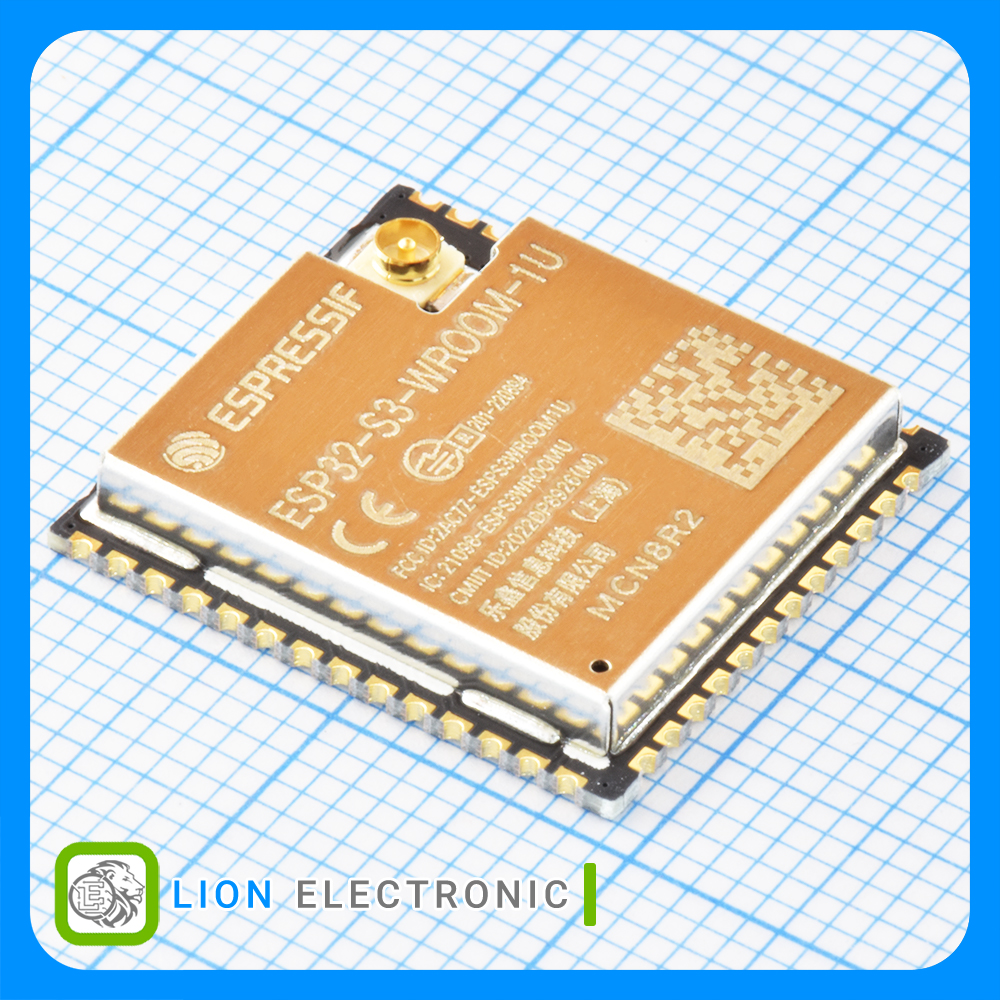 ماژول وای فای و بلوتوث ESP32-S3-WROOM-1U-N8R2