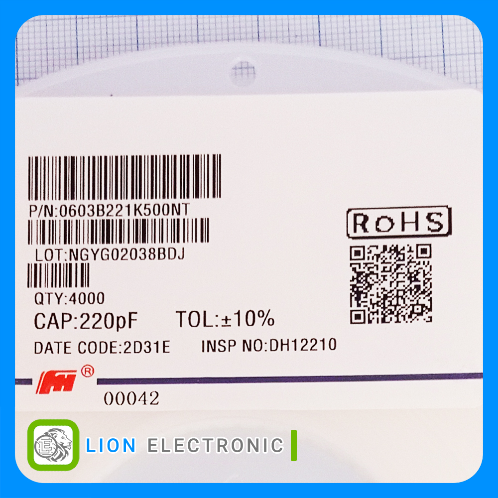 CAP0603 220pF 50V 10%